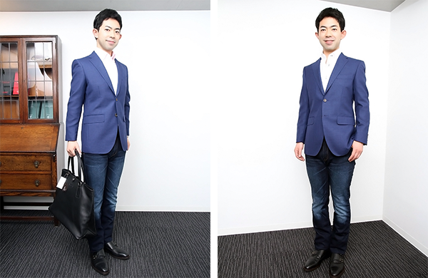 男性トータルコーディネートのお客様