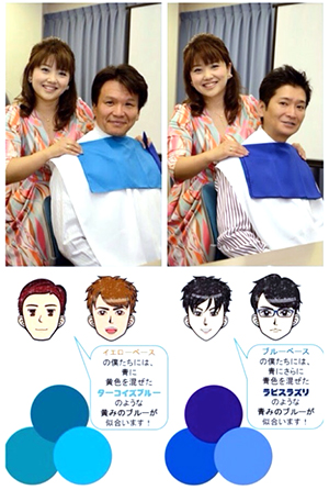 メンズパーソナル診断・男性パーソナルカラー診断