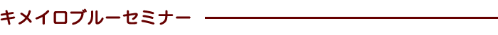 キメイロブルーセミナー